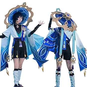 放浪者 コスプレ 衣装 傘付き 五次元 基萌 原神 コスプレ スカラマシュ放浪者 衣装 ※笠なし注意